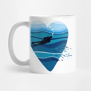 Scuba diver Mug